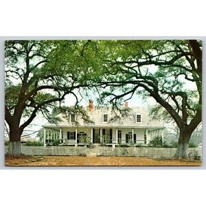 Postcard Louisiana Natchitoches Oakland Plantation c1960s Unposted LA Vintage